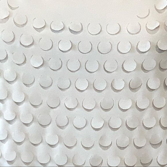 Ann Taylor Sleeveless White Circle Cut Top Small - Picture 4 of 16